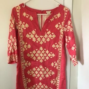 J Crew shift tunic dress